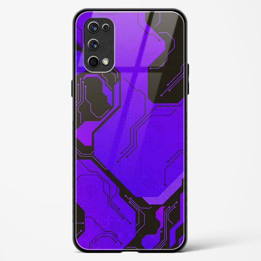 Purple Pulse - Realme 7 Pro Glass Gripper Case