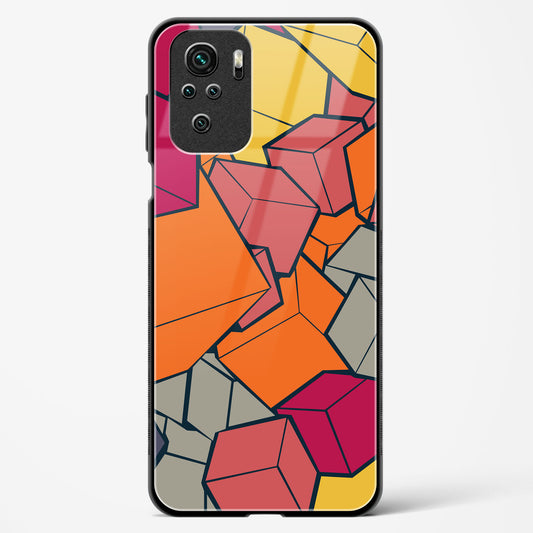 Cubic Blast - Redmi Note 10s Glass Gripper Case