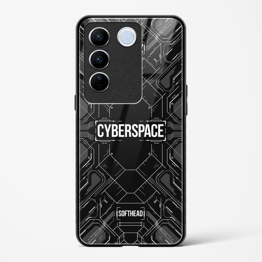 Cyberspace - Vivo V27 Glass Gripper Case