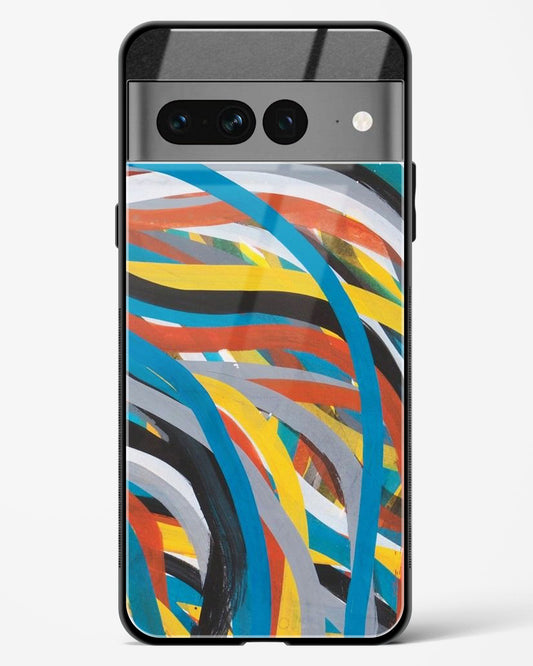 colorful geometric abstract - Google Pixel 7 Pro Glass Gripper Case