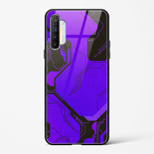 Purple Pulse - Realme X2 Glass Gripper Case