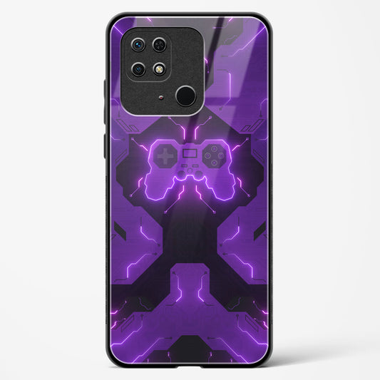 Violet Vortex - Redmi 10 Glass Gripper Case