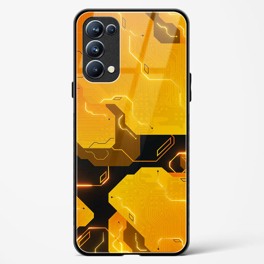 Solar Flare - Oppo Reno 5 Pro Glass Gripper Case