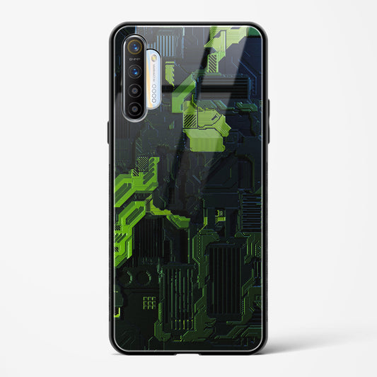 Shadowed Jade - Realme X2 Glass Gripper Case