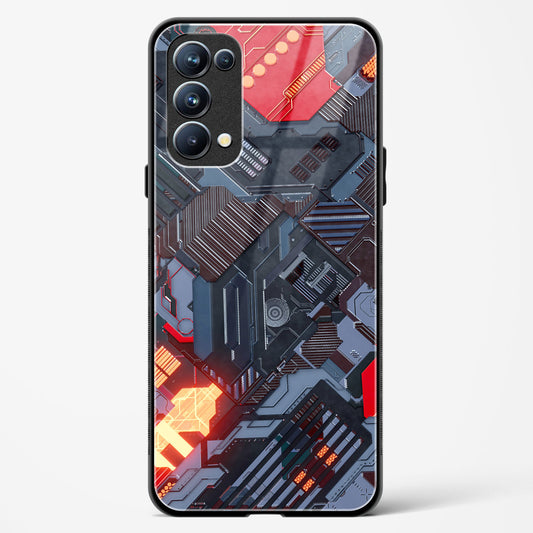 Sanguine Surge - Oppo Reno 5 Pro Glass Gripper Case