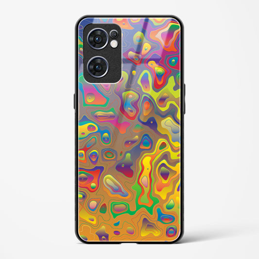 Contour Map - Oppo Reno 7 5G Glass Gripper Case