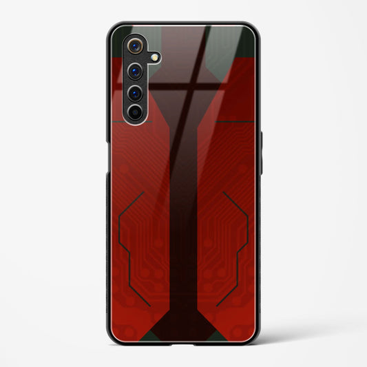 Scarlet Sentinel - Realme 6s Glass Gripper Case