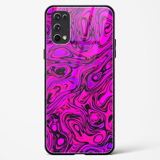 Colourful Liquid Vector - Realme 7 Pro Glass Gripper Case