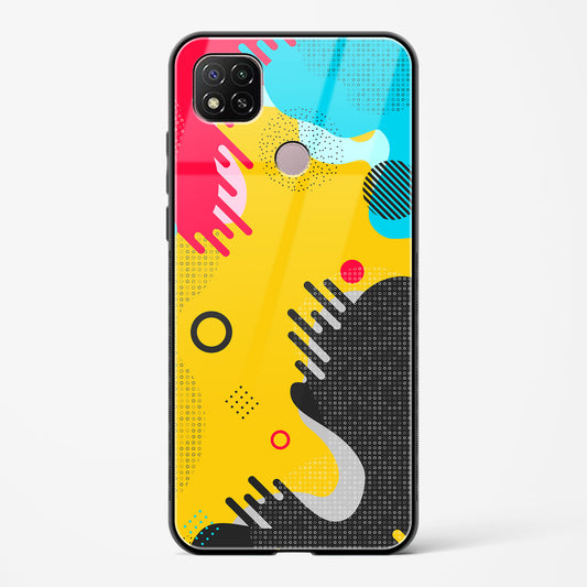 boho abstract - Redmi 9 Activ Glass Gripper Case