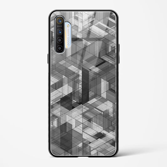 Black Diamond Grid - Realme X2 Glass Gripper Case