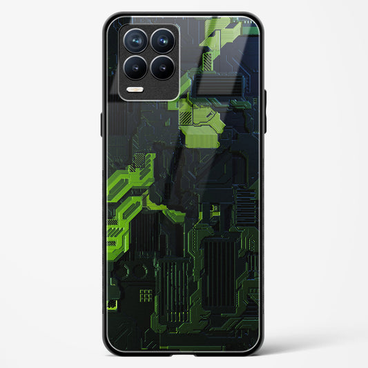 Shadowed Jade - Realme 8 Pro Glass Gripper Case