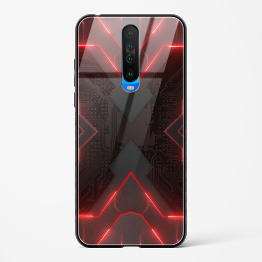 Red Horizon - POCO X2 Glass Gripper Case