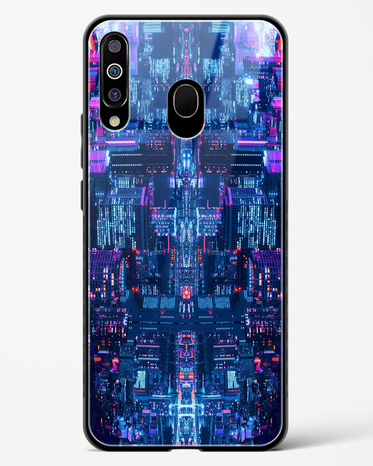 City Glitch - Samsung Galaxy M40 Glass Gripper Case