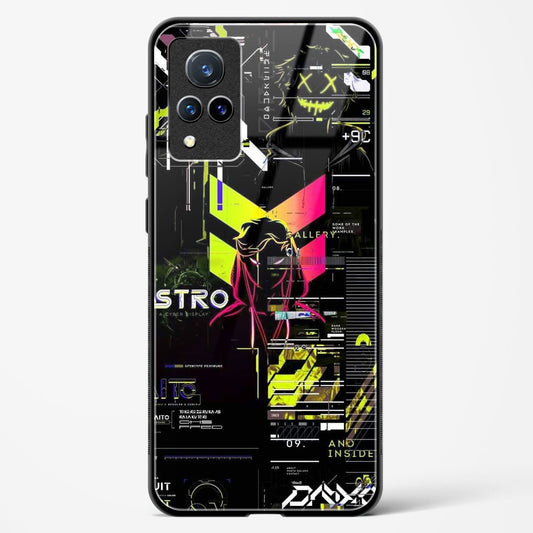 Cyber Boy Yellow - Vivo V21 Glass Gripper Case