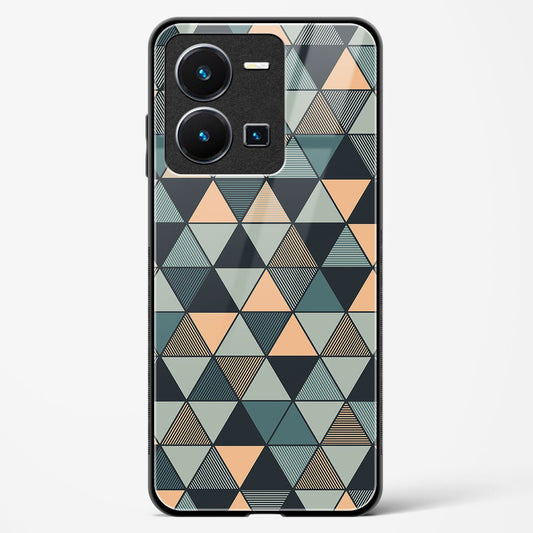 Triangle Mosaic - Vivo Y35 Glass Gripper Case