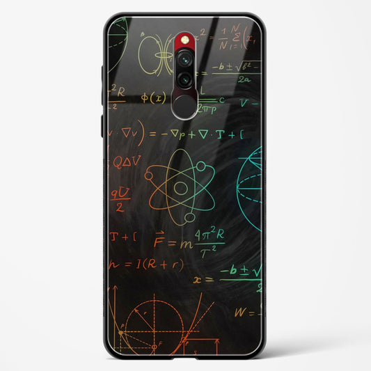 Physics Inky Black - Redmi 8 Glass Gripper Case