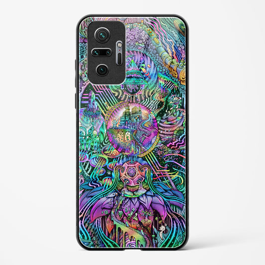 Trippy Galaxy  - Redmi Note 10 Pro Max Glass Gripper Case