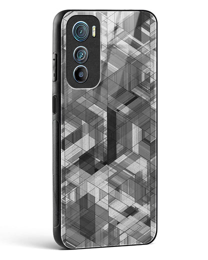 Black Diamond Grid - Motorola Edge 30 Glass Gripper Case