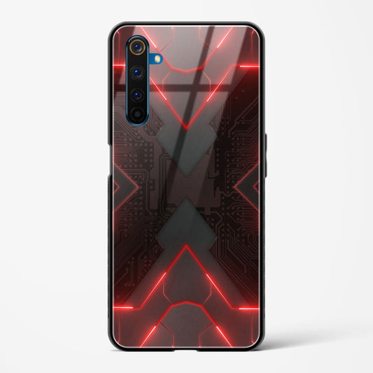 Red Horizon - Realme 6 Pro Glass Gripper Case