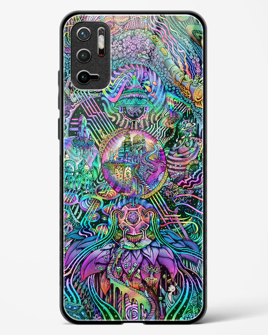 Trippy Galaxy - Redmi Note 10T 5G Glass Gripper Case