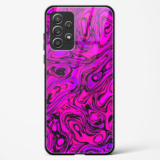 Colourful Liquid Vector - Samsung Galaxy A52 Glass Gripper Case