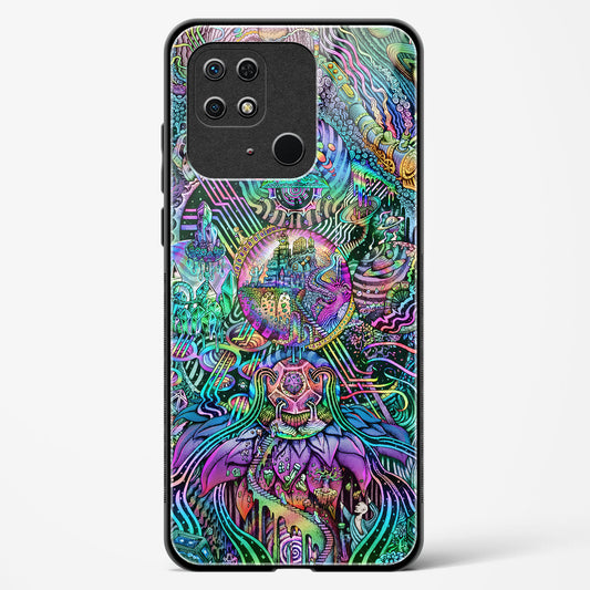 Trippy Galaxy  - Redmi 10 Glass Gripper Case