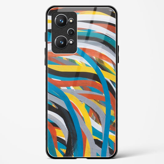 colorful stroke pattern - Realme GT Neo 2 Glass Gripper Case