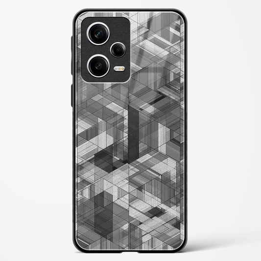 Black Diamond Grid - Redmi Note 12 5G Glass Gripper Case