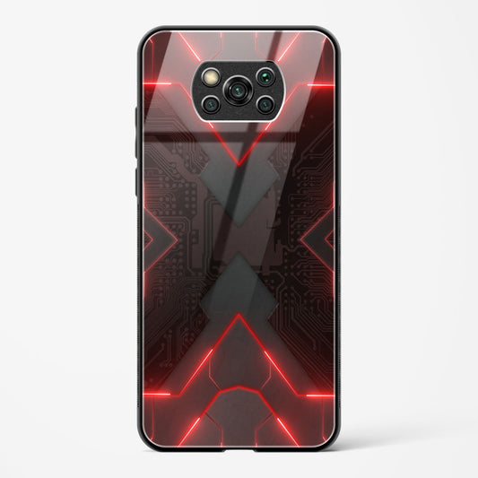 Red Horizon - POCO X3 Pro Glass Gripper Case