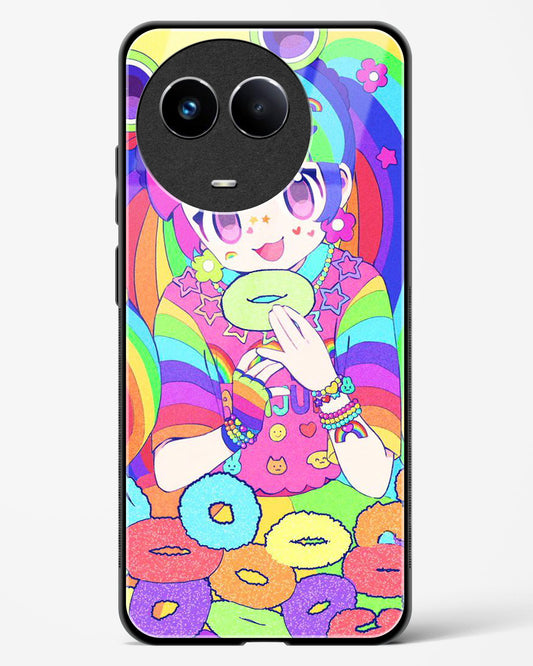 Kawaii Girl Art - Realme 11 5G Glass Gripper Case