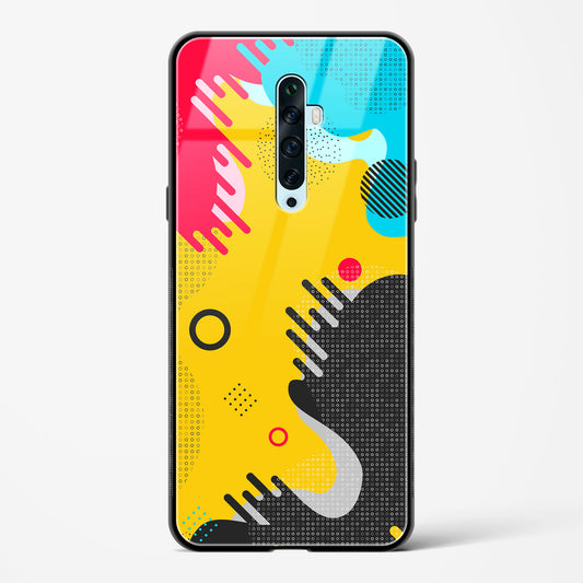 boho abstract - Oppo Reno 2Z Glass Gripper Case