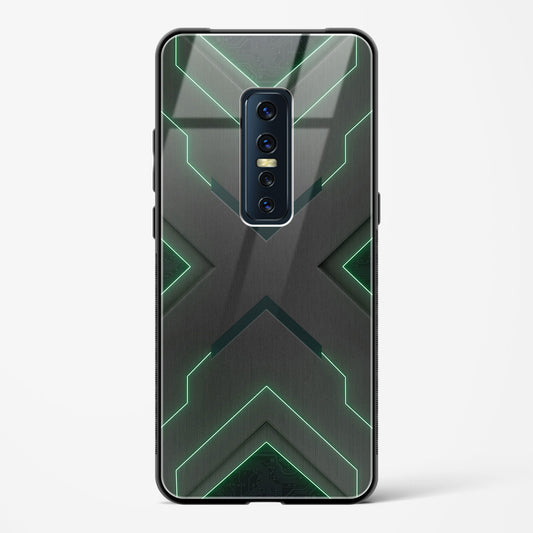 Green Horizon - Vivo V17 Pro Glass Gripper Case