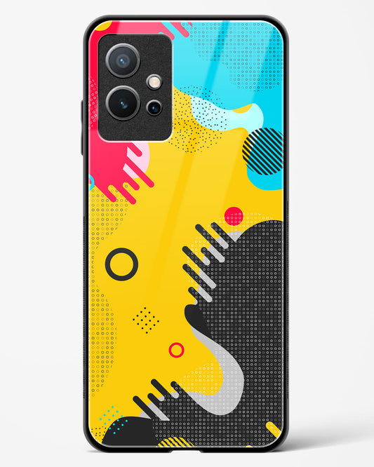 Boho Abstract - Vivo iQOO Z6 5G Glass Gripper Case