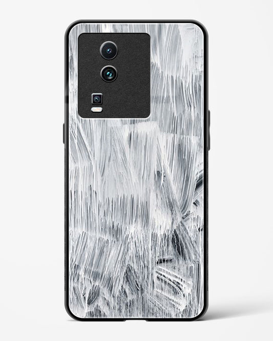 White Paint - Vivo iQOO Neo 7 Pro Glass Gripper Case