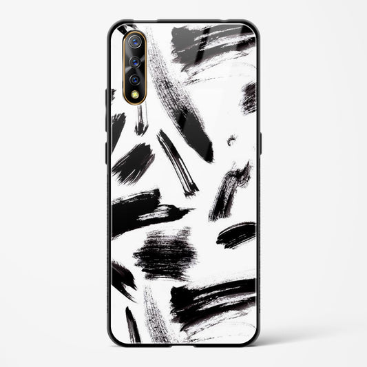 Ink Marks - Vivo Z1X Glass Gripper Case