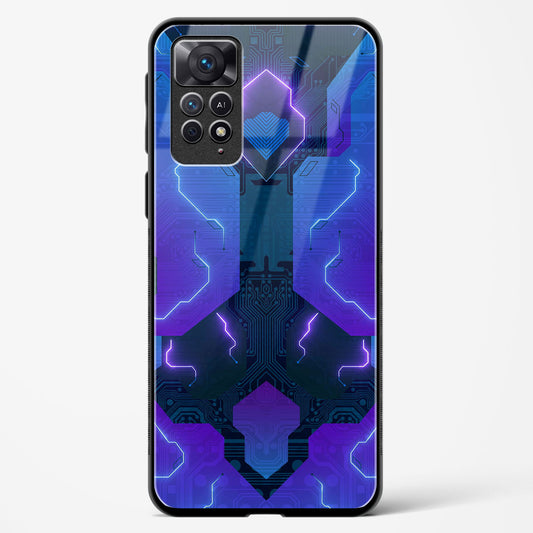 Electric Blueburst - Redmi Note 11 Pro 5G Glass Gripper Case