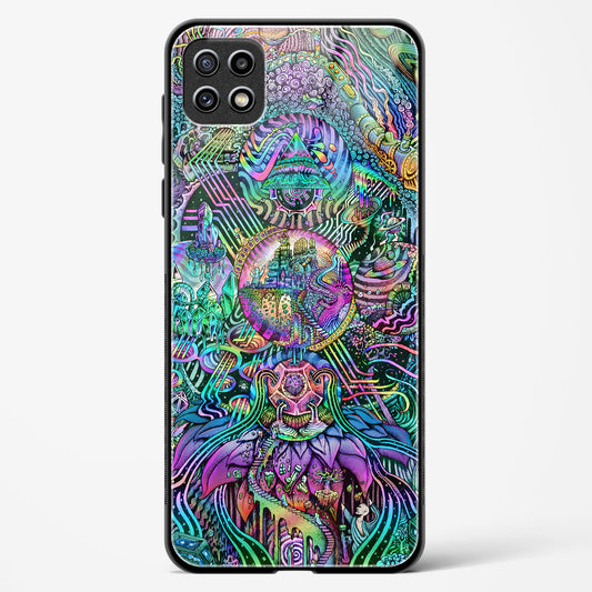 Trippy Galaxy  - Samsung Galaxy F42 5G Glass Gripper Case