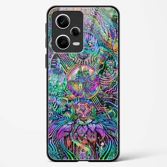 Trippy Galaxy  - Redmi Note 12 Pro Plus 5G Glass Gripper Case