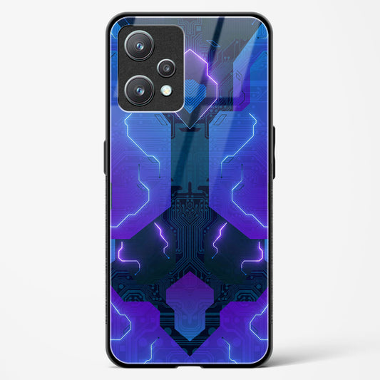 Electric Blueburst - Realme 9 Pro 5G Glass Gripper Case