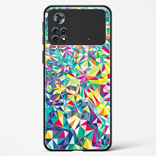 colorful geometric abstract - POCO X4 Pro 5G Glass Gripper Case