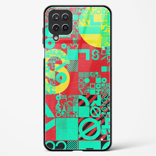 Orient Abstract - Samsung Galaxy F22 Glass Gripper Case