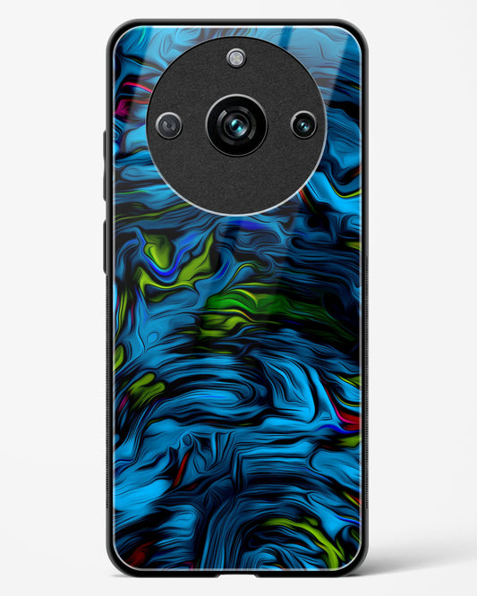 Aquatic Blue - Realme 11 Pro 5G Glass Gripper Case