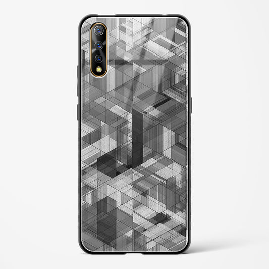 Black Diamond Grid - Vivo Z1X Glass Gripper Case