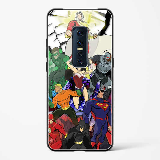 Fandom - Vivo V17 Pro Glass Gripper Case