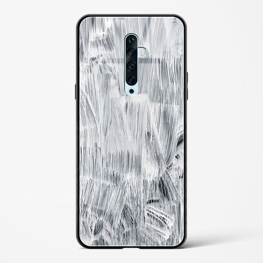 white paint - Oppo Reno 2Z Glass Gripper Case