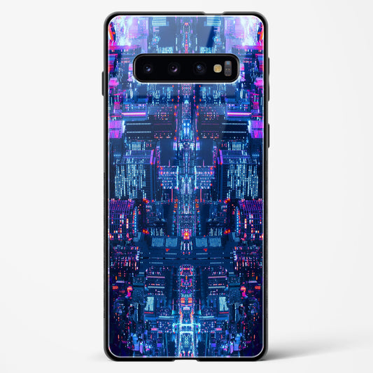 City Glitch - Samsung Galaxy S10 Plus Glass Gripper Case