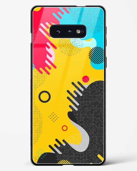 Boho Abstract - Samsung Galaxy S10e Glass Gripper Case