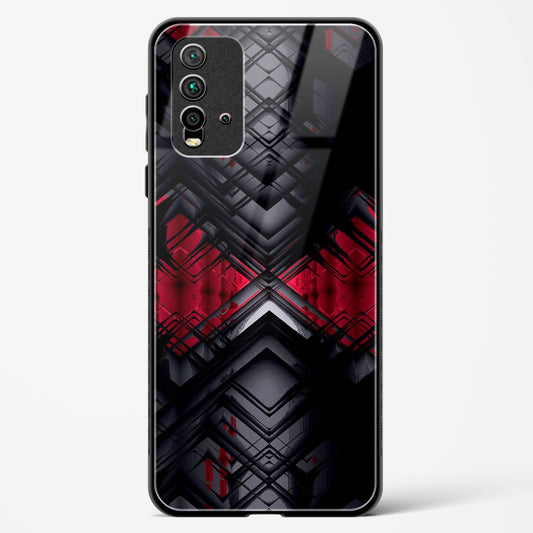 Red Eclipse - Redmi 9 Power Glass Gripper Case