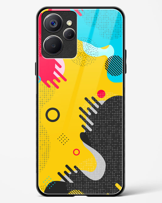 Boho Abstract - Realme 9i 5G Glass Gripper Case