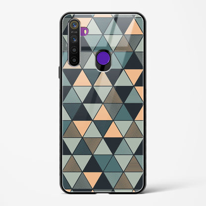 Triangle Mosaic - Realme 5s Glass Gripper Case